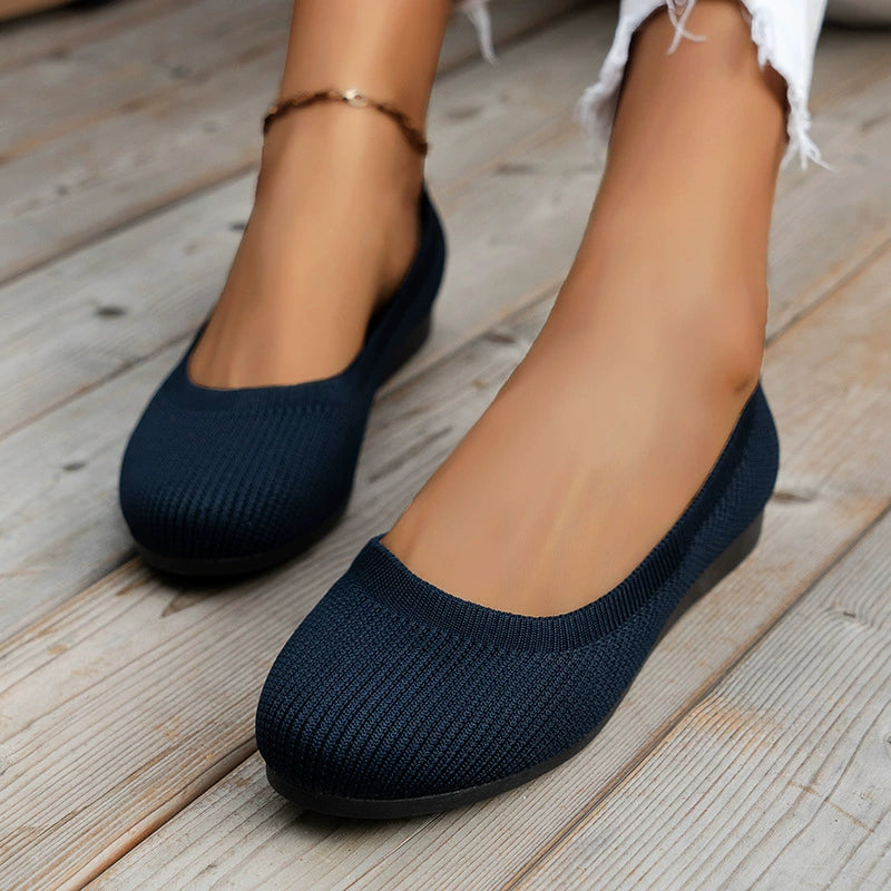 Women's Spring Summer Flat Shoes Round Toe,Comfortable