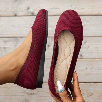 Women's Spring Summer Flat Shoes Round Toe,Comfortable