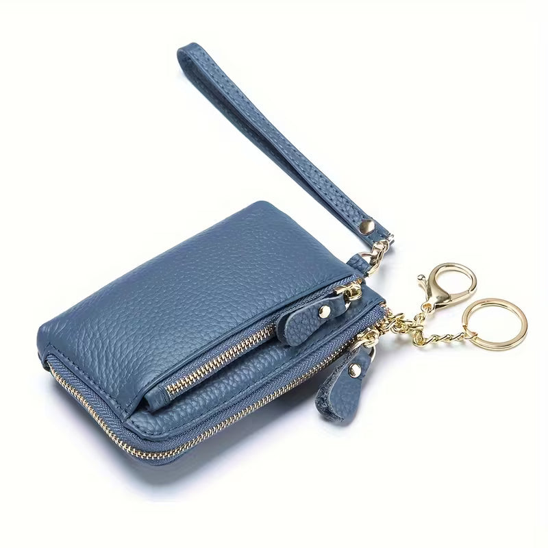 LuxeZip™ Multi-Pocket Leather Wristlet Wallet